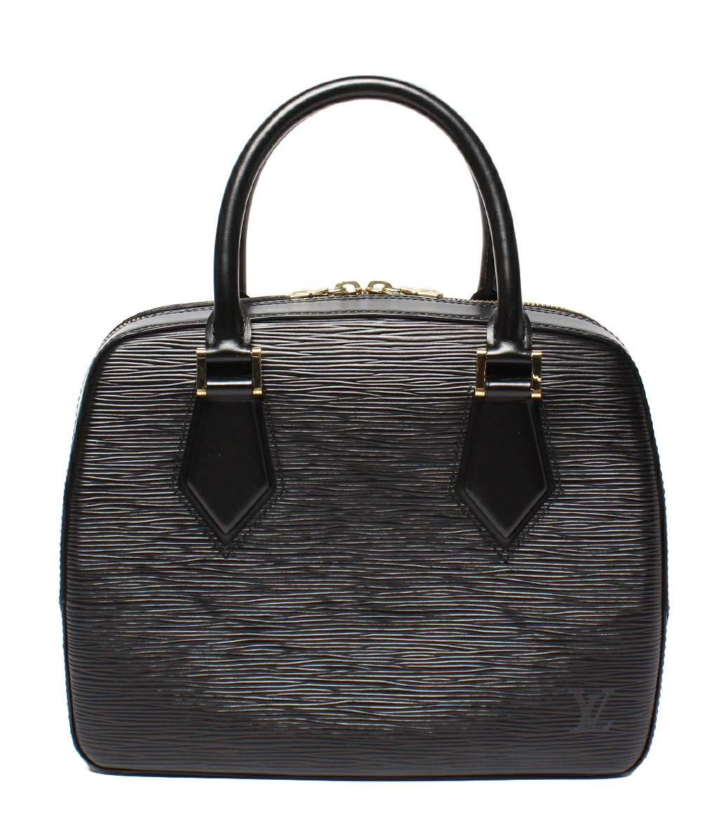 Louis Vuitton Sablon Epi Top Handle Bag Leather Black
